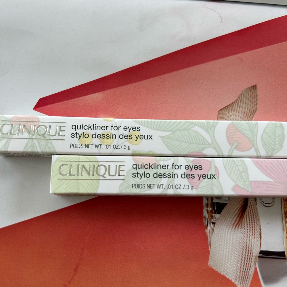 2x Clinique quickliner for eyes - 06 violet new in box fresh 0.3g full size=0.6g
